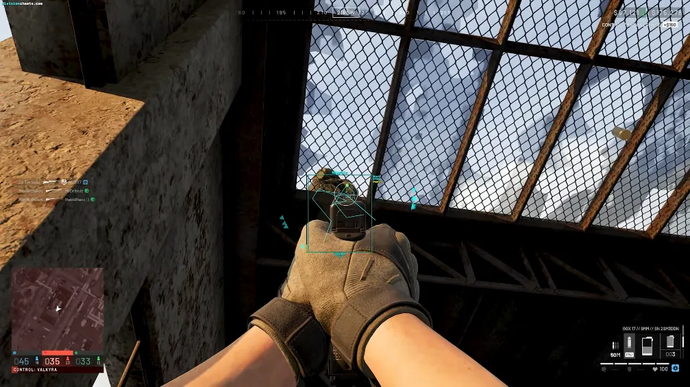 WarDogs wallhack boxes during Control Zone pushes