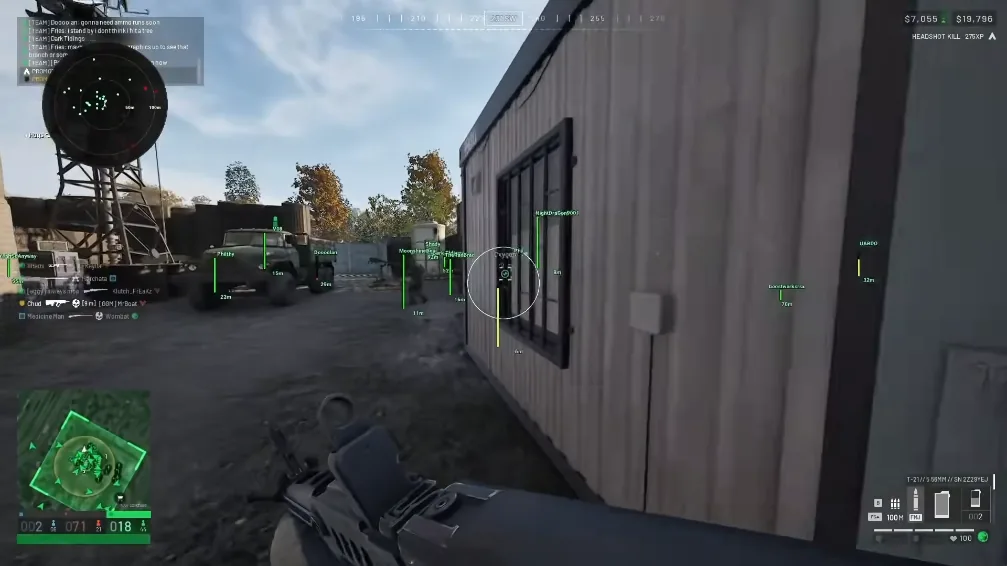 WarDogs soft aim tracking in close-quarters fights